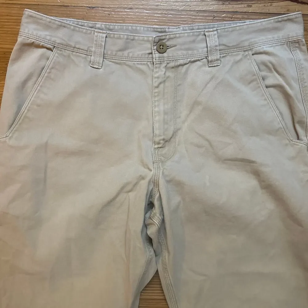 The North Face beige boot cut mens pants SIZE 36X30‎